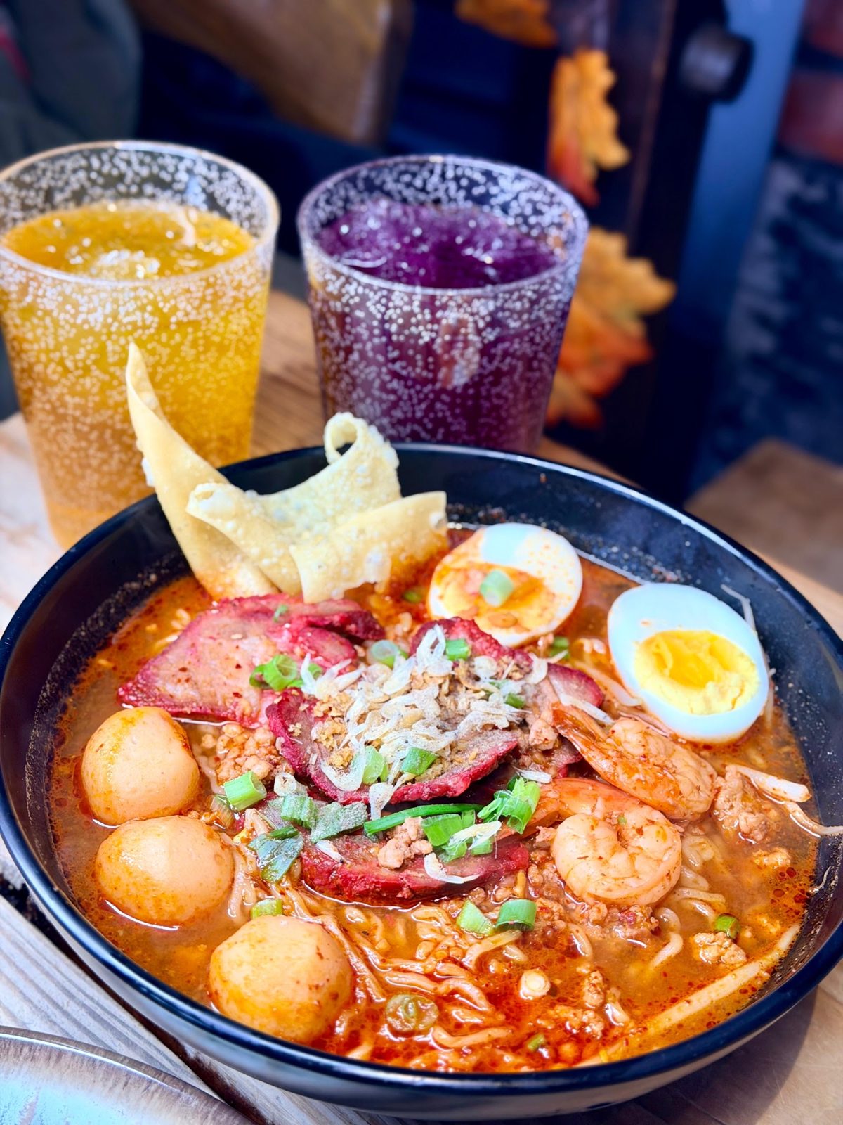 Noodle soup with egg
