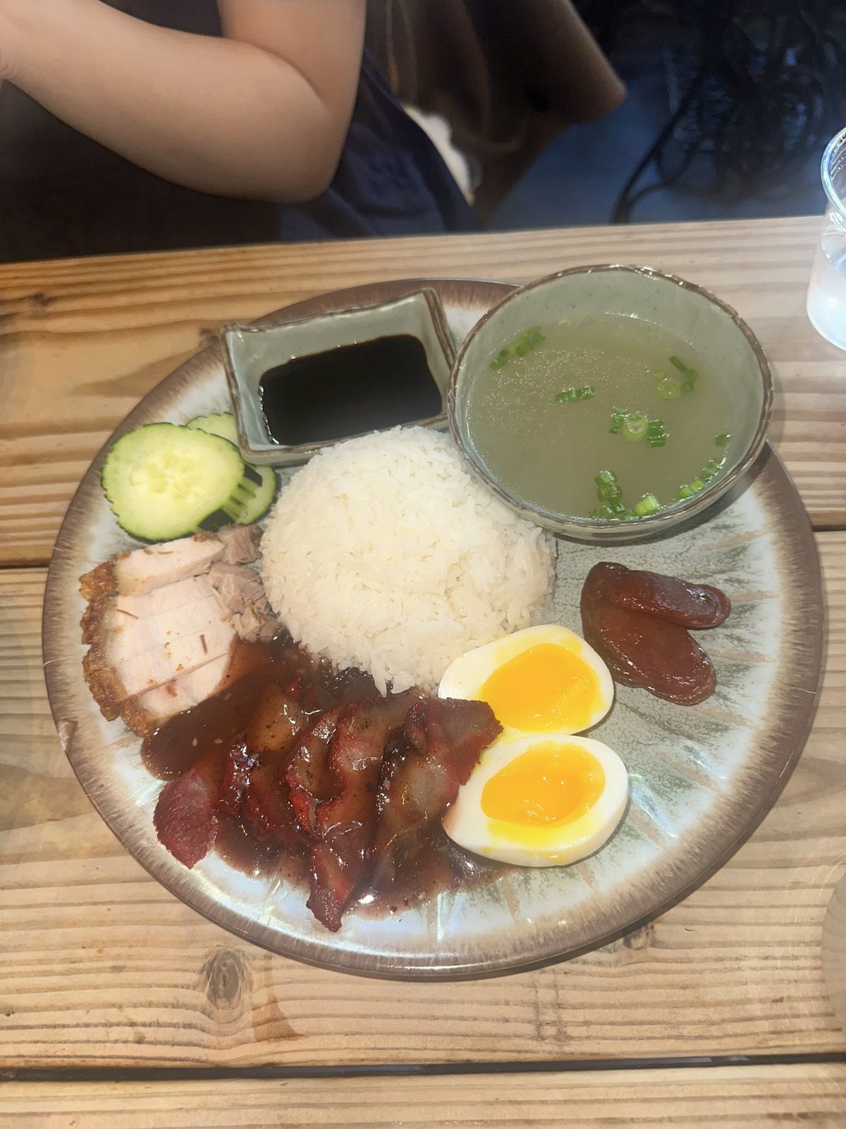 Rice plate with egg